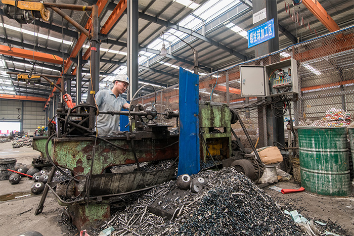 鞍山网架配件车间